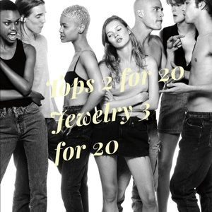 Sale 2 for 20 3 for 20 tops and jewelry